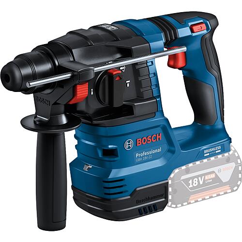 Cordless hammer drill and chisel, 18 V, GBH 18V-22 Standard 3