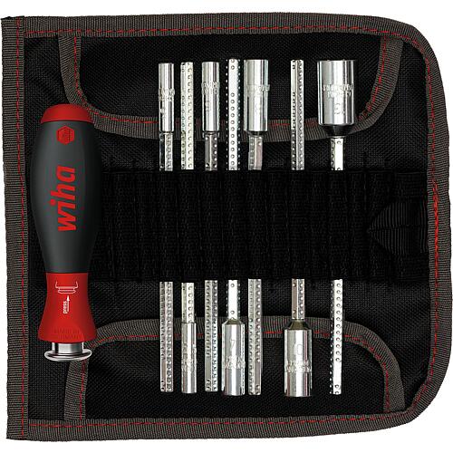 Wiha® SYSTEM 6 combi blade set, 9-piece