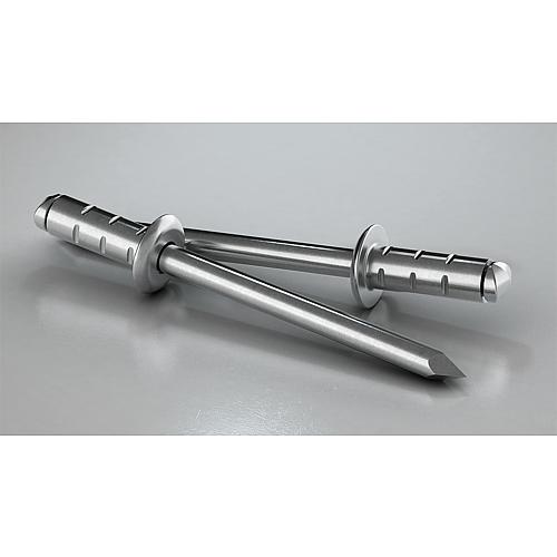 Blind rivets GESIPA PolyGrip®, tubular aluminium rivets, stainless steel rivet mandrel A2