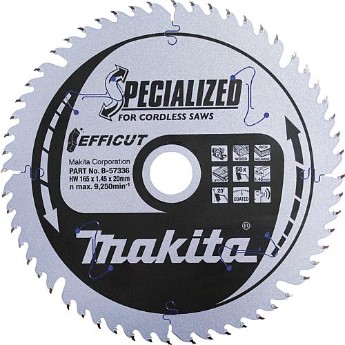 Circular saw blade Makita Ø 165x20x1.45 mm with 56 teeth