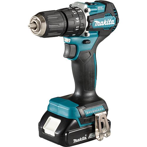 Makita 18 V DHP487RAJ cordless impact drill with 2x 2 Ah battery and charger