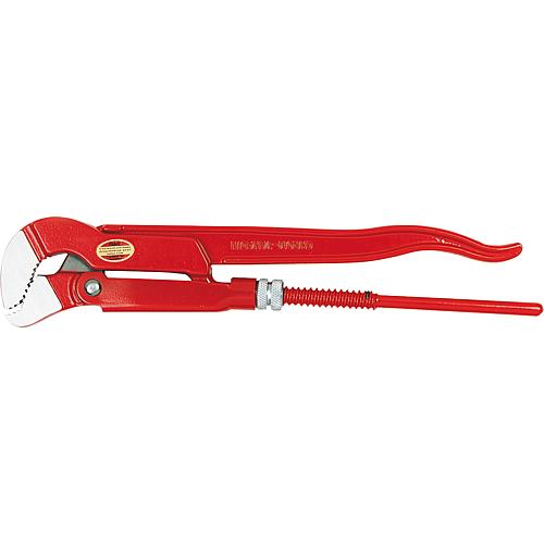 Corner pipe wrench S-jaw two-hand 1/2"