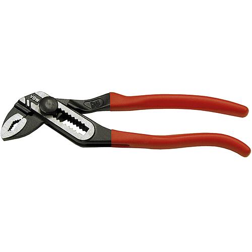 FastGRIP" water pump pliers with push button and plastic coating Standard 1