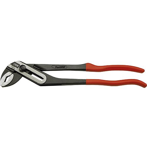 Water pump pliers VBW® “FastGRIP” length 300mm with push button and plastic cover