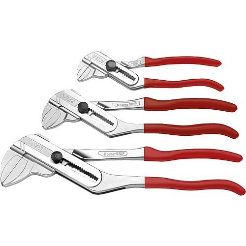 PowerGRIP pliers spanner set, 3 pieces Standard 1