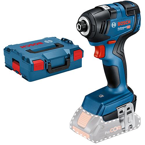 Cordless impact drill BOSCH GDR 18V-200, 18 V, without batteries and charger, with L-BOXX®