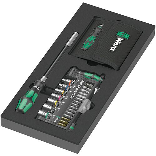 Kraftform Compact + Check PLUS 1 tool set, in 1/3 foam module, 57 pieces Standard 1