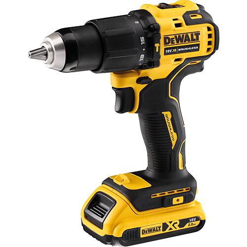 Cordless impact screwdriver DeWALT 18 V DCD709D2T-QW, with 2x 2.0 Ah Batteries and chargers