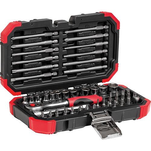 Bit set 1/4”, 51-piece, with carry case Anwendung 1