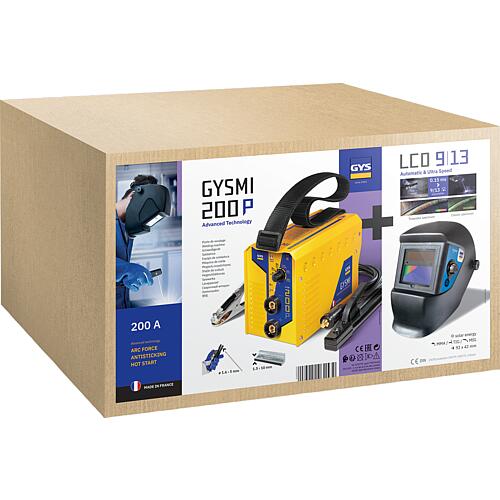 GYSMI 200P + welding helmet LCD TECHNO 9/13 Anwendung 1