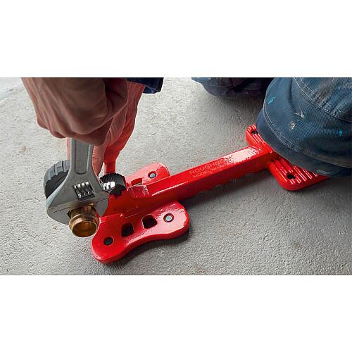 Etau mobile pour tubes "Pipe Vise Roughneck Anwendung 1