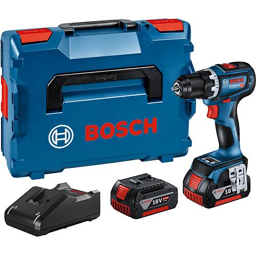 Perceuse-visseuse sans fil GSR 18V-90 C Bosch, 18 V avec 2x batteries 5,0 Ah et chargeur