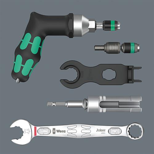 Tool for assembly of Photovoltaics, 7 pieces Anwendung 2