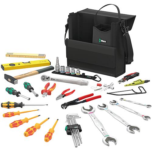 SHK 1 tool set for Plumbing, Heating and Air Conditioning, 36-piece, in 2go tool container Standard 1