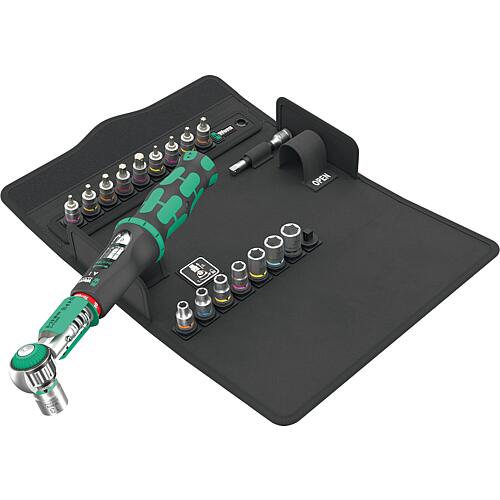 Kit de clés dynamométriques WERA Safe-Torque A1 SHK, 20 pièces, entraînement 1/4", 2-12 Nm