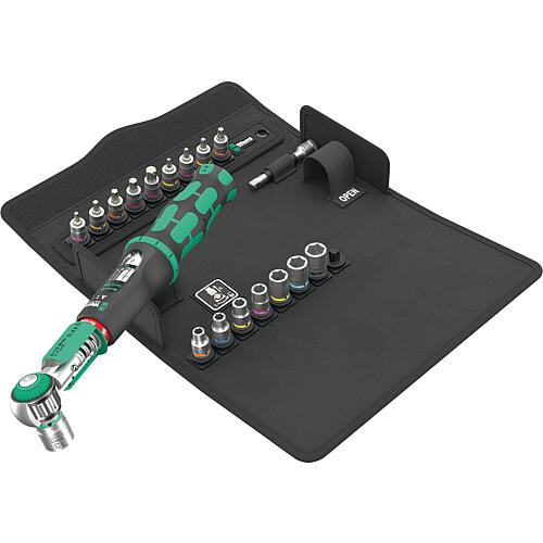 WERA Safe-Torque A1 SHK torque spanner set, 20-piece, 1/4" drive, 2-12 Nm