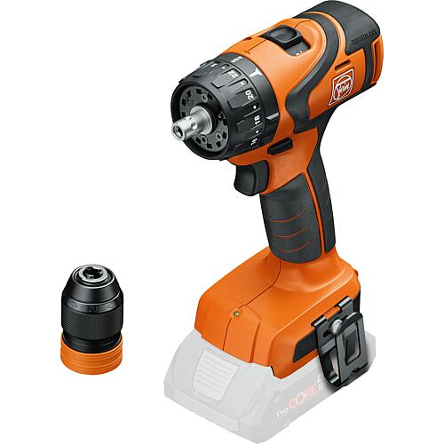 Cordless drill/screwdrivers ABS 18 Q AS, 18 V without battery and Chargers, with transport case Standard 1