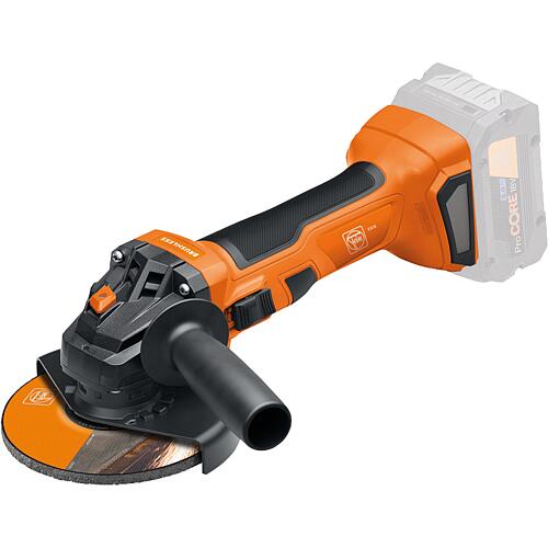 Cordless angle grinder Fine CCG 18-125-7 AS, 18 V without battery and Chargers Standard 1