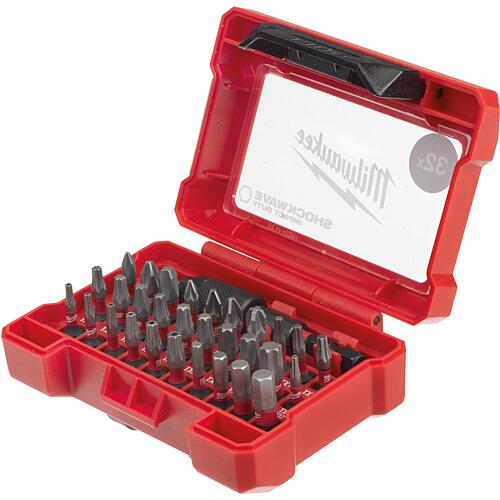 Impact screwdriver bit set SHOCKWAVE™, 32 pieces Standard 1