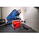 Battery pipe cleaning machine R600 VarioClean with tool set 16/22 mm Anwendung 1