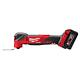 Cordless multifunction tool Milwaukee M18FMT-502X, 18V with 2x 5.0 Ah batteries and charger