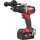 Cordless percussion drill and driver Milwaukee M18BLPD2-502X, 18V with 2x 5.0 Ah batteries and charger