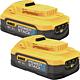 Battery set DeWALT 18 V with 2x 5.0Ah battery Powerstack