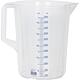 Measuring jug with handle 5000 ml transparent