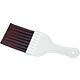 Finned brush for heat pumps and air conditioners