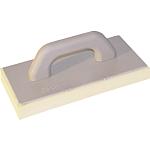 Plastic plastering float with fine sponge