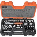 Feed-through socket wrench set 19 mm (3/4"), 53-piece