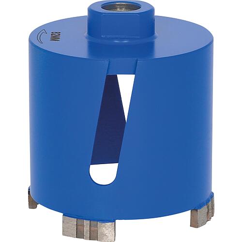 Diamond dry core bits Ø 82 mm for hard masonry, concrete and sand-lime brick, drilling depth 70 mm