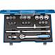 Socket wrench set 19 EMU 1/2", 23-piece Standard 1