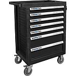 Workshop trolley equipped with tools, 165-piece