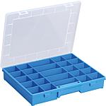 Assortment box EuroPlus Basic 37/25 blue