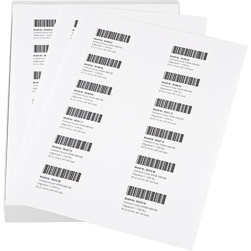 Label paper Standard 3