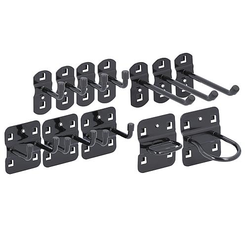 RAU hook set for perforated panels, 12 pieces