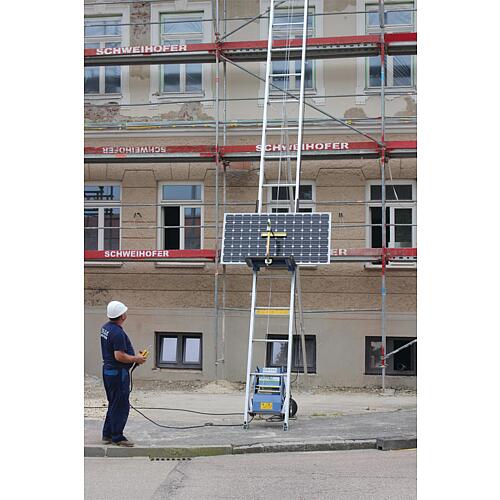 Goods lift set Lift 250 with solar platform Anwendung 3