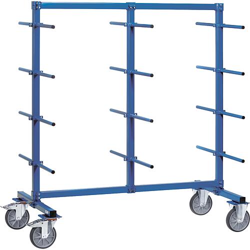 Support arm trolley double sided