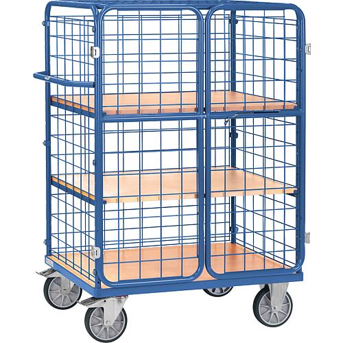 Shelf trolley fetra® 8482-3DE 1552 mm high Loading area 1000 x 700 mm