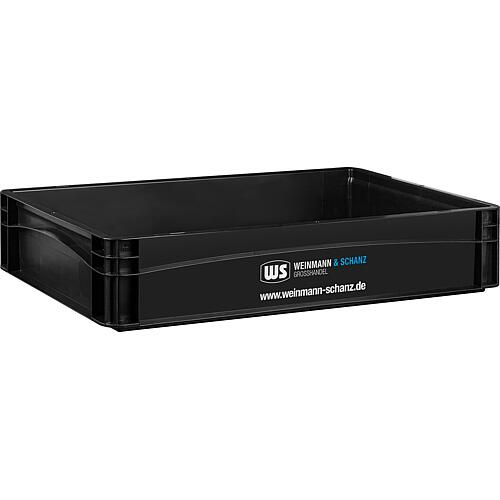 Transport box WS black without lid Standard 4