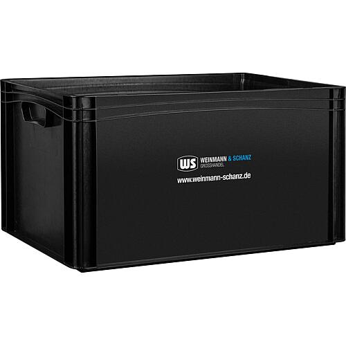 Transport box WS black without lid Standard 6