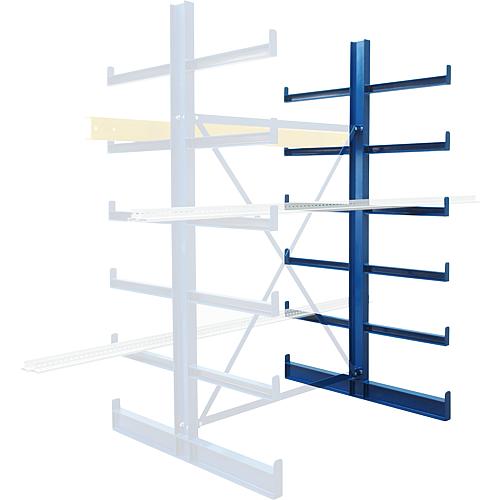 Rayonnage suivant double avec 12 niveaux Standard 1