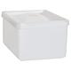 Box with slip lid 500 ml, square, natural, 103x103x64 mm