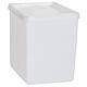 Box with slip lid 1.000 ml, square, natural, 103x103x127 mm