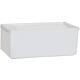Box with slip lid 2.000 ml, square, natural, 103x255x94 mm