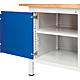 BASIC-8 series workbench with 2 drawers, 2 doors and storage compartment and solid beech worktop, 40 mm Anwendung 1