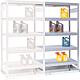 Basic environmental shelving BERT with 4 gratings and 40 litre Collection tray HxWxD 2000x1005x600mm