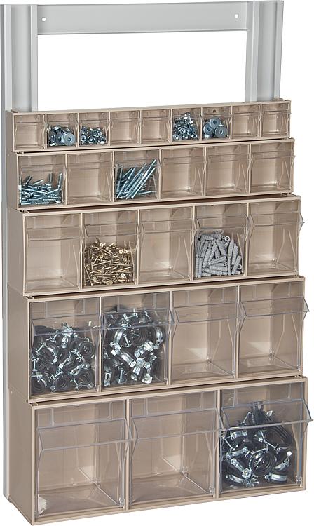 Strong Wall Frame For Clear View Storage Boxes