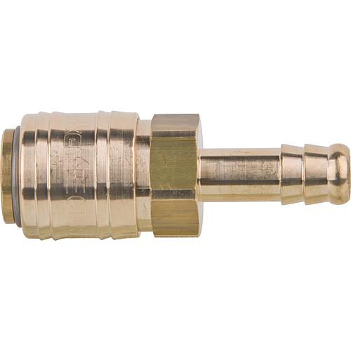 Compressed air couplings, low-pressure series NW 7.2, hose connection Standard 1